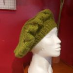 Knitted beret