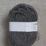Solid Thin Pre-yarn / Kauni /- dark grey