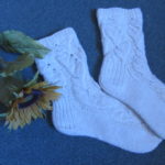 White lace socks