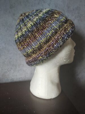 Hand knitted hat for men