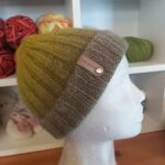 Hand knitted hat for men