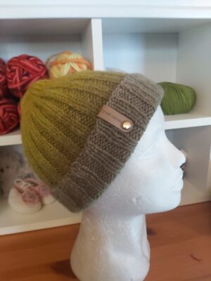 Hand knitted hat for men