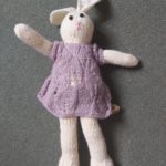 Handknitted bunny