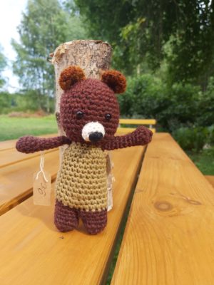 Crocheted bear