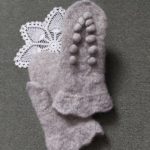 Handknitted mittens