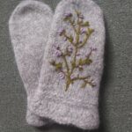 Felted mittens